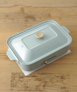 ブルーノ コンパクトホットプレート 【直営店限定カラー】ブルーグレー + セラミックコート鍋