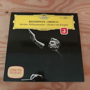 K2FAA3-211110 レア［LP レコード BEETHOVEN EROICA KARAJAN ベートーヴェン エロイカ カラヤン 138 802 ST 33］Symphonie Nr.3