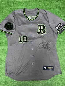  Orix Buffaloes ORIX 10a dam * Jones Bs summer. .2021 actual use with autograph uniform 