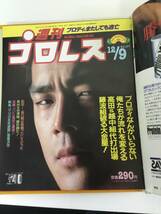 ★【売り切り！】週刊プロレス ベースボール・マガジン社発行PRO・WRESTLING 1986 No.163 ～No.177 ★_画像7