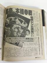 ★【売り切り！】週刊プロレス ベースボール・マガジン社発行PRO・WRESTLING 1986 No.163 ～No.177 ★_画像8