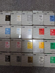 PRO用 互換テープ テプラ 18㎜幅×8巻 3個セット