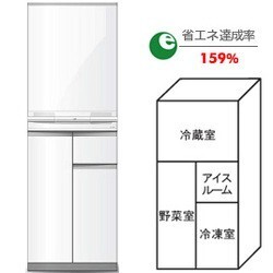 SHARP SJ-PV40J-C どっちもドア 現品はベージュ色