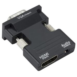 HDMI -> VGA & アナログ音声 コンバーター