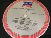 【DECCA/LONDONオランダ盤】Joan Sutherland / Bel Canto Arias LP 417 253-1 シュリンクあり,盤美品,Rossini,Bellini,Donizetti,Verdi,_画像6