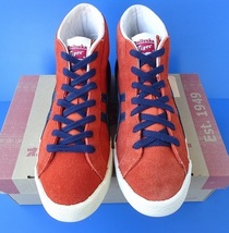 10125■美品 箱付き asics onitsukatiger TH2C4L アシックス オニツカタイガー ハイカット スニーカー ファブレ オレンジ 25 cm_画像3