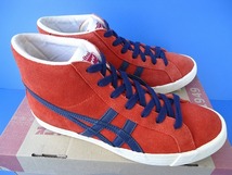 10125■美品 箱付き asics onitsukatiger TH2C4L アシックス オニツカタイガー ハイカット スニーカー ファブレ オレンジ 25 cm_画像2