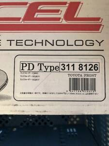 【処分品】DIXCEL ブレーキローター PDタイプ フロント トヨタ ランドクルーザーFJ80G/HZJ81J/HDJ81V 90/1-92/8 3118126