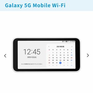 新品同様 Galaxy 5G Mobile Wi-Fi / WiMIX回線使用/SIMフリー端末