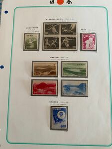未使用日本切手ボストーク　62ページ分 記念切手 切手