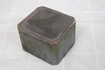 たたき台　作業台　鉄　3.8kg　8.5ｘ9.5ｘ6.5ｃｍ　即決価格_画像1