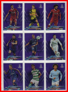 99種コンプ★2017-18 TOPPS CHROME UEFA CHAMPIONS LEAGUE SOCCER REFRACTORS PURPLE/250 COMPLETE SET MBAPPE RC ARNOLD MESSI RONALD