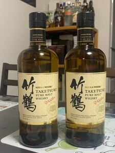 ニッカ NIKKA 竹鶴 ピュアモルト ニッカウイスキー 2本セット