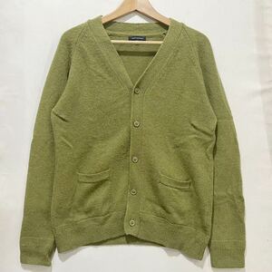 美品! URBAN RESEACH (アーバンリサーチ) ウール 100％ カーディガン (38) KHAKI | Mens メンズ カーキ カジュアル M