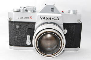 #335【ヤシカ】YASHICA TL ELECTRO X【マニュアル】ボディ キット レンズ シルバー　フィルム　値下げ