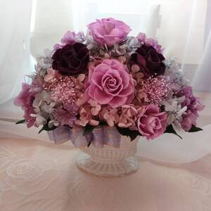 *Rose House*プリザーブドフラワー♪ ライラック バイオレット プレゼントにも♪