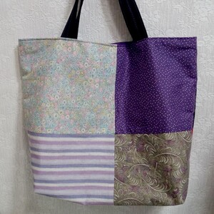 パッチワークショルダートートバッグ☆ハンドメイド