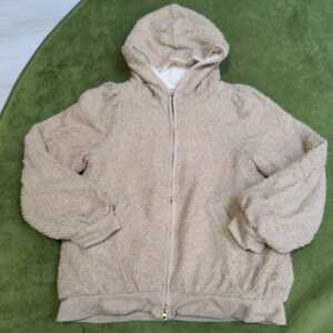  Tsumori Chisato lady's mo Como ko outer TSUMORICHISATO fur hood 