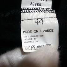 フランス製 アニエスベーオム ワイドパンツ メンズ 44 黒 ブラック old made in France agnes b. homme pants パンツ 希少 90s オールド_画像8