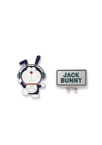 ジャックバニー Jack Bunny!! ドラえもん ヘッドホン クリップ マーカー グリーン 新品 (パーリーゲイツ PEARLY GATES MASTER BUNNY)