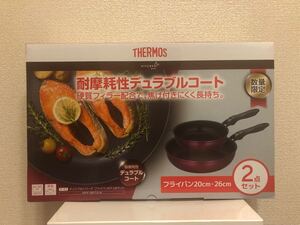 PayPayフリマ最安値!THERMOS サーモス フライパン 20cm 26cm 2点セット IH ガス 両対応 耐摩耗性