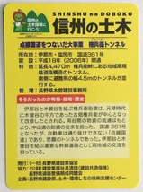 信州の土木カード　権兵衛トンネル　【伊那市・塩尻市】　　　　　　　　　　　　　　　　　　　　　　検　マンホールカード　ダムカード_画像2