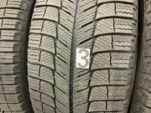 AR012 940 アルファ ミシュラン X-ICE3＋ 225/45R17 スタッドレス ◆2018年 4本 ★残溝約6.3mm★即決★_画像4