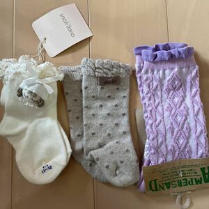  postage included baby socks 3 pairs set AMPERSAND etc. 11cm about . newborn baby for extra free shipping 