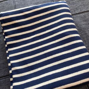 ボーダーニット ニット生地 1m check&stripe