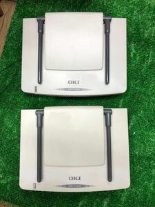 ○GW7166 OKI 接続装置　ビジネスフォン　UF7100-V5 セツゾクソウチ　（ND）16年製 2台セット○