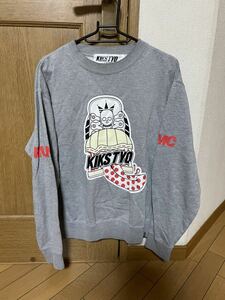 レア！KIKS TYO(キックスティーワイオー)×RUN DMC スカルデザイン　スウェット