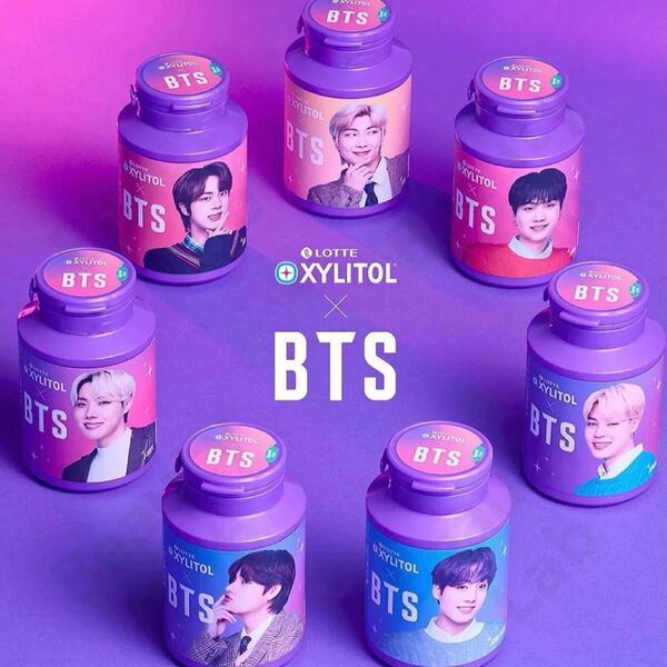 BTS キシリトールガム　ボトルガム　韓国限定バージョン　テテ　残り1