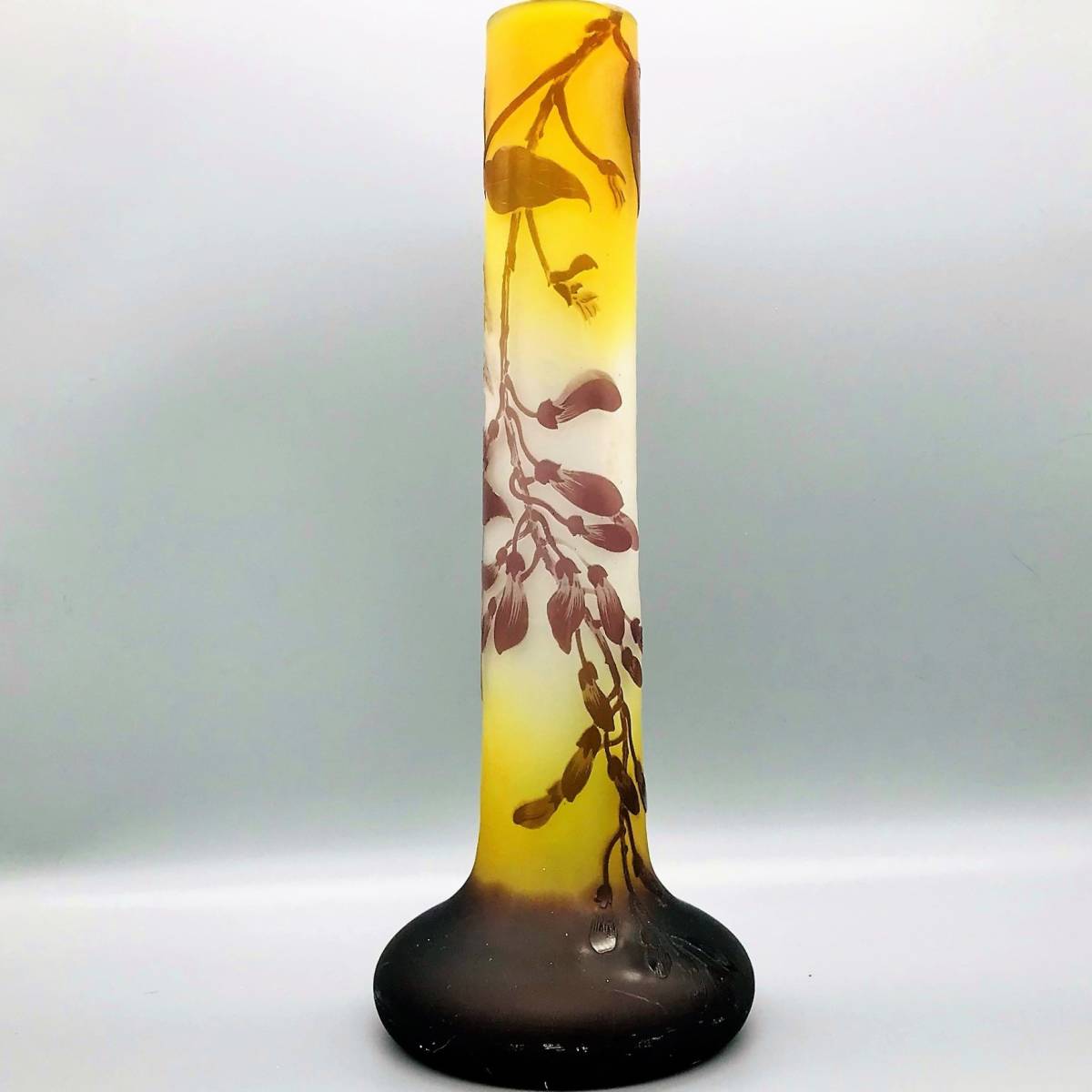 格安販売中 ◇証明書付◇エミールガレ Emile Galle 花瓶 高さ15.5cm