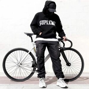 Supreme シュプリーム Sweatshirt スウェット パーカー Hooded NFL BLACK