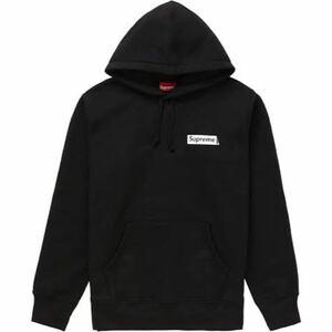 Supreme シュプリーム Sweatshirt スウェット パーカー Hooded BLACK Logo 黒