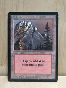 ★☆MTG 【EN】《山/Mountain》B（Small Tree） Douglas Schuler[LEB] 土地★☆ 全ての商品同梱可能