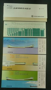 全線複線完成記念　乗車券　3枚　1974年　相模鉄道