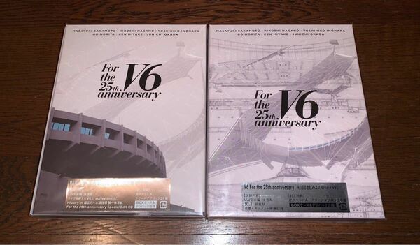 V6 / For the 25th anniversary 初回盤A・Bセット