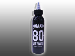 【刺青・タトゥー】【DYNAMIC】シェダー用　GREYWASH　黒インク　＃80 (120ml)