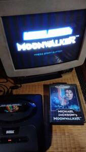  утиль SEGA GENESIS Michael Jackson's Moonwalker Michael Jackson moon War машина 