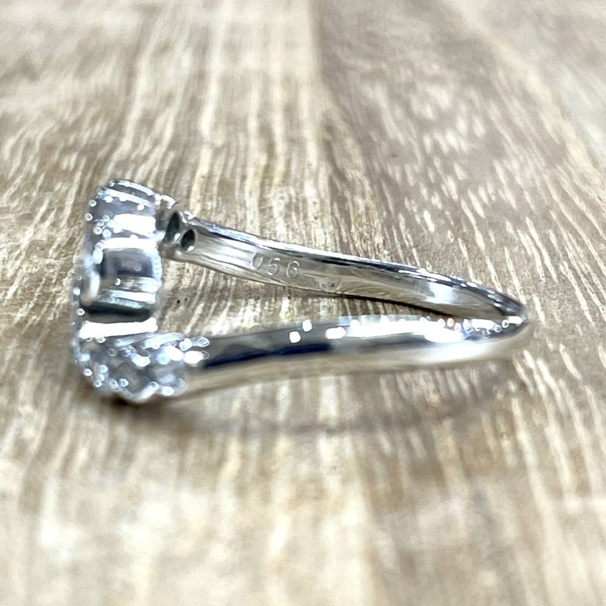 56％以上節約 婚約指輪 安い プラチナ ダイヤモンド 0.5カラット 鑑定 ...