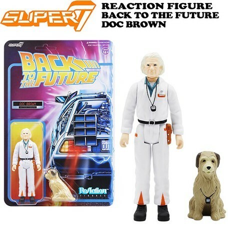 SUPER 7 REACTION FIGURE BACK TO THE FUTURE 【DOC BROWN】