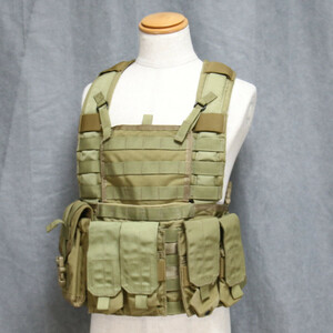 【米軍実物】EAGLE RHOD REOCON VEST　ローデシアン リーコンベスト　ポーチ付き カーキ《米軍放出品》