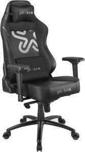 JOBSON(ジョブソン) ゲーミングチェア オフィスチェア　ブラック　JB2200　リクライニング　ひじ掛け付き　新品