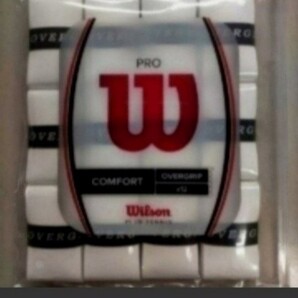 Wilsonプロオーバーグリップ白12本セット日本製