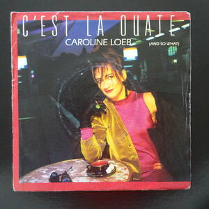 Caroline Loeb - C'Est La Ouate * 7inch EP Philippe Chany オブスキュア ポップ　坂本慎太郎