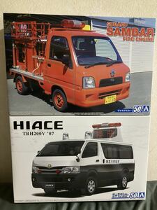 [ new goods unopened ] The * model car traffic accident processing car & Sambar fire-engine Subaru package 