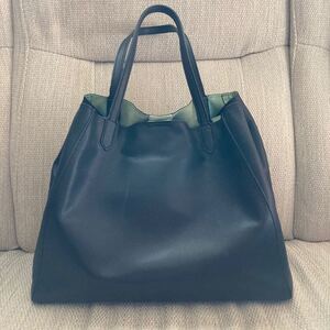 ユナイテッドアローズ 2way レザー トートバッグ 黒 スエード A4 仕事用
