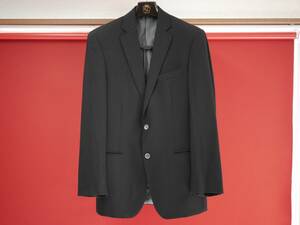 Calvin Klein/ Calvin Klein men's suit single suit suit blaser top black black plain wool 36R size S-M size corresponding 