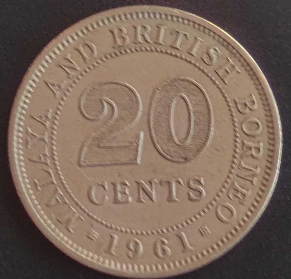 旧貨幣/金貨/銀貨/記念硬貨 マラヤ及びイギリス領ボルネオ、エリザベス 